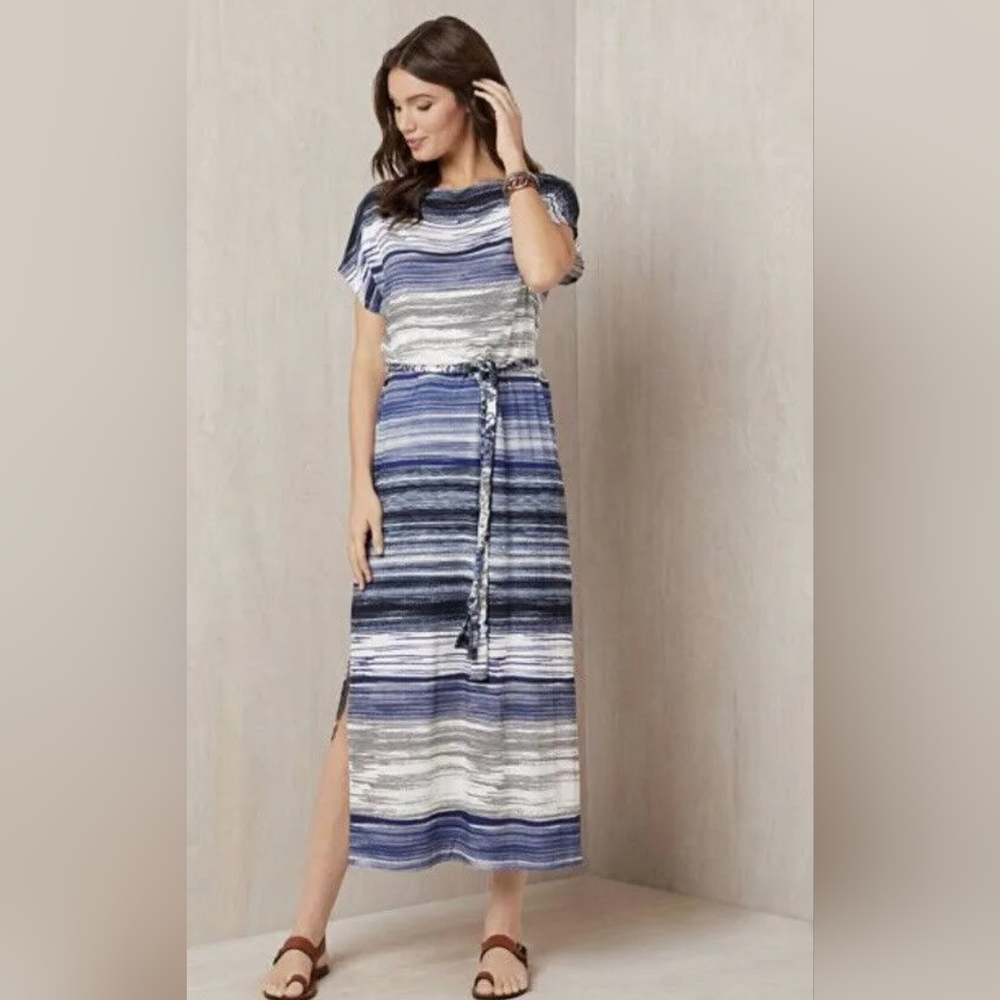 Karen Kane Riviera Grecian Maxi Dress Women's Size Large NWT
